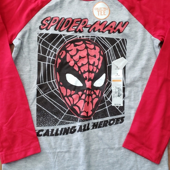 Spiderman Raglan Tee - Picture 2 of 3